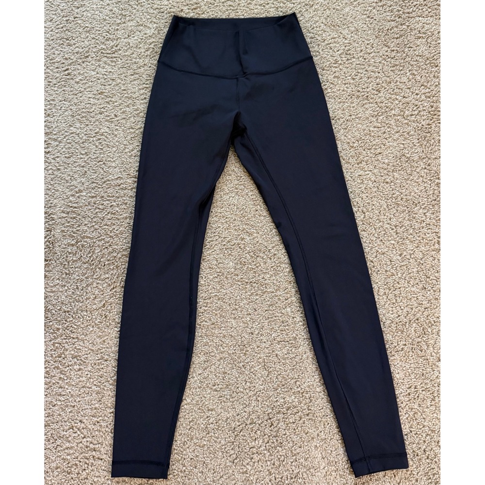 Lululemon Wunder Under Hi-Rise Tight Full-On Luxtreme 28 Black Size 6 LW5ASRS